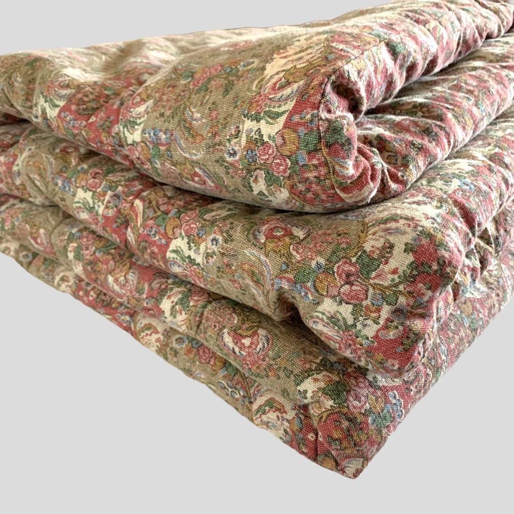 Ralph Lauren Hearthside Floral Full/Queen Comforter w/ Euro Sham - Picture 2 of 9